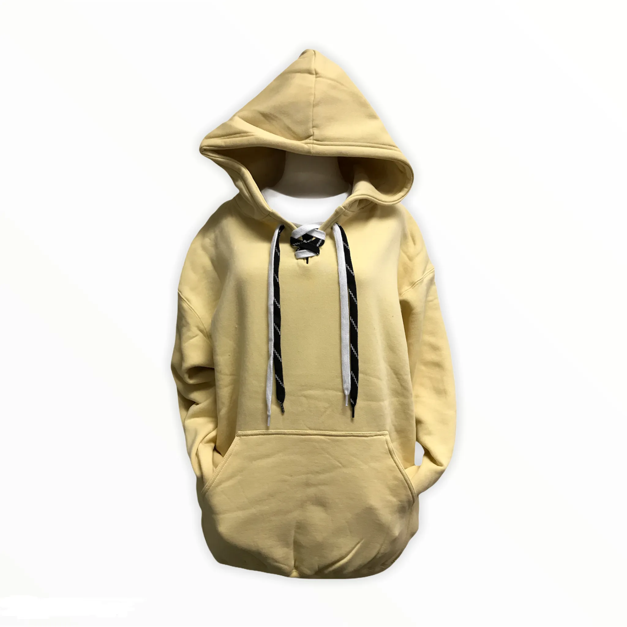 #9801 Hockey Style Hooded Pullover Sweatshirt