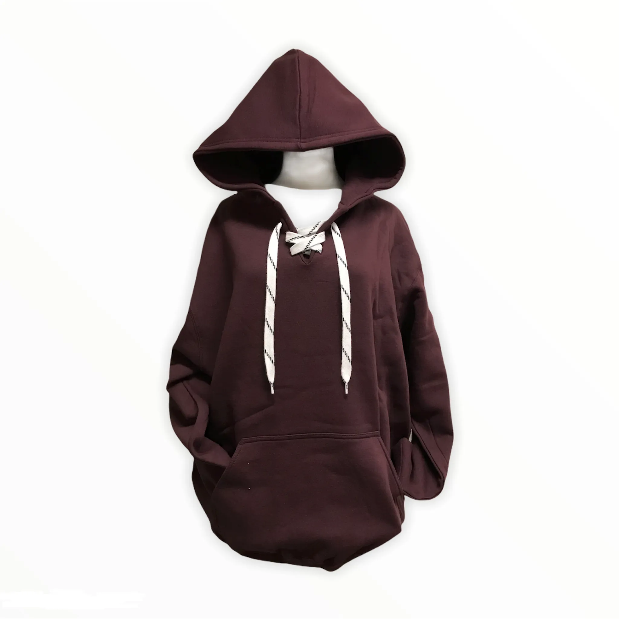 #9801 Hockey Style Hooded Pullover Sweatshirt