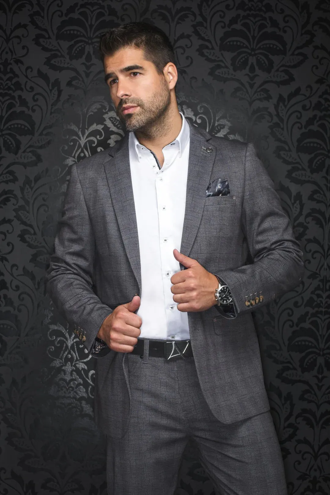 Au Noir Blazer | Sidney Dark Grey