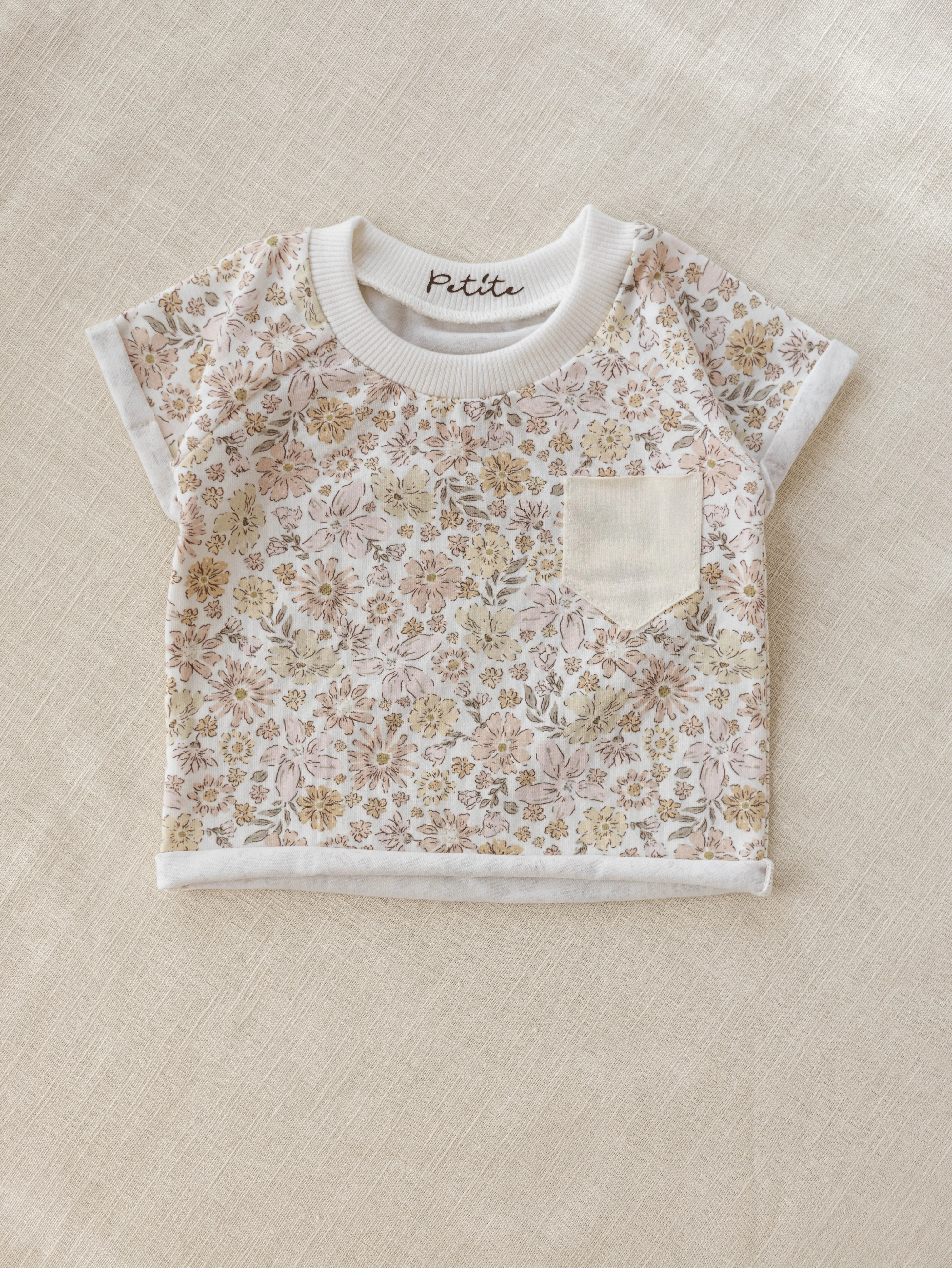 Baby t-shirt / Fleur