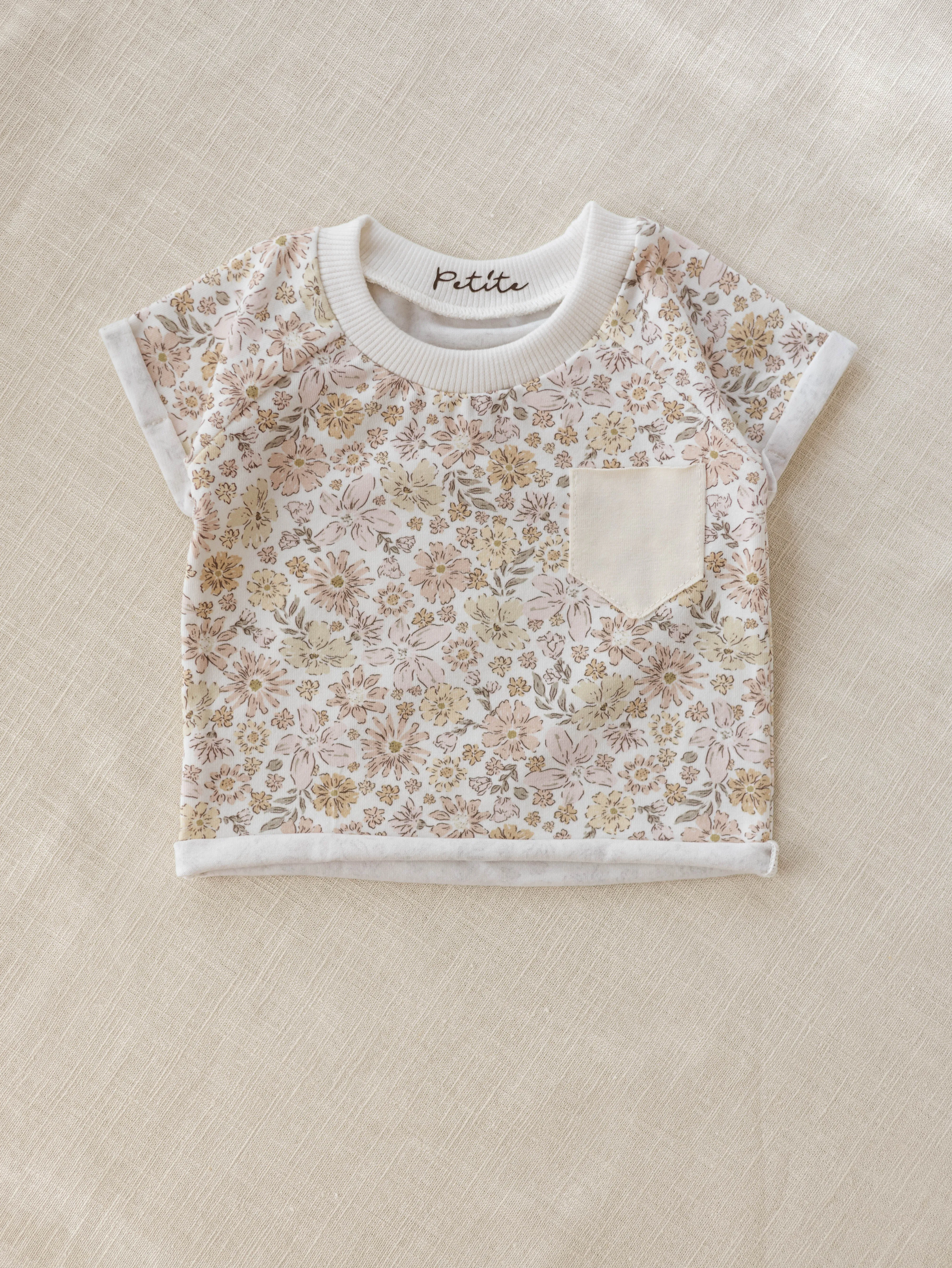 Baby t-shirt / Fleur