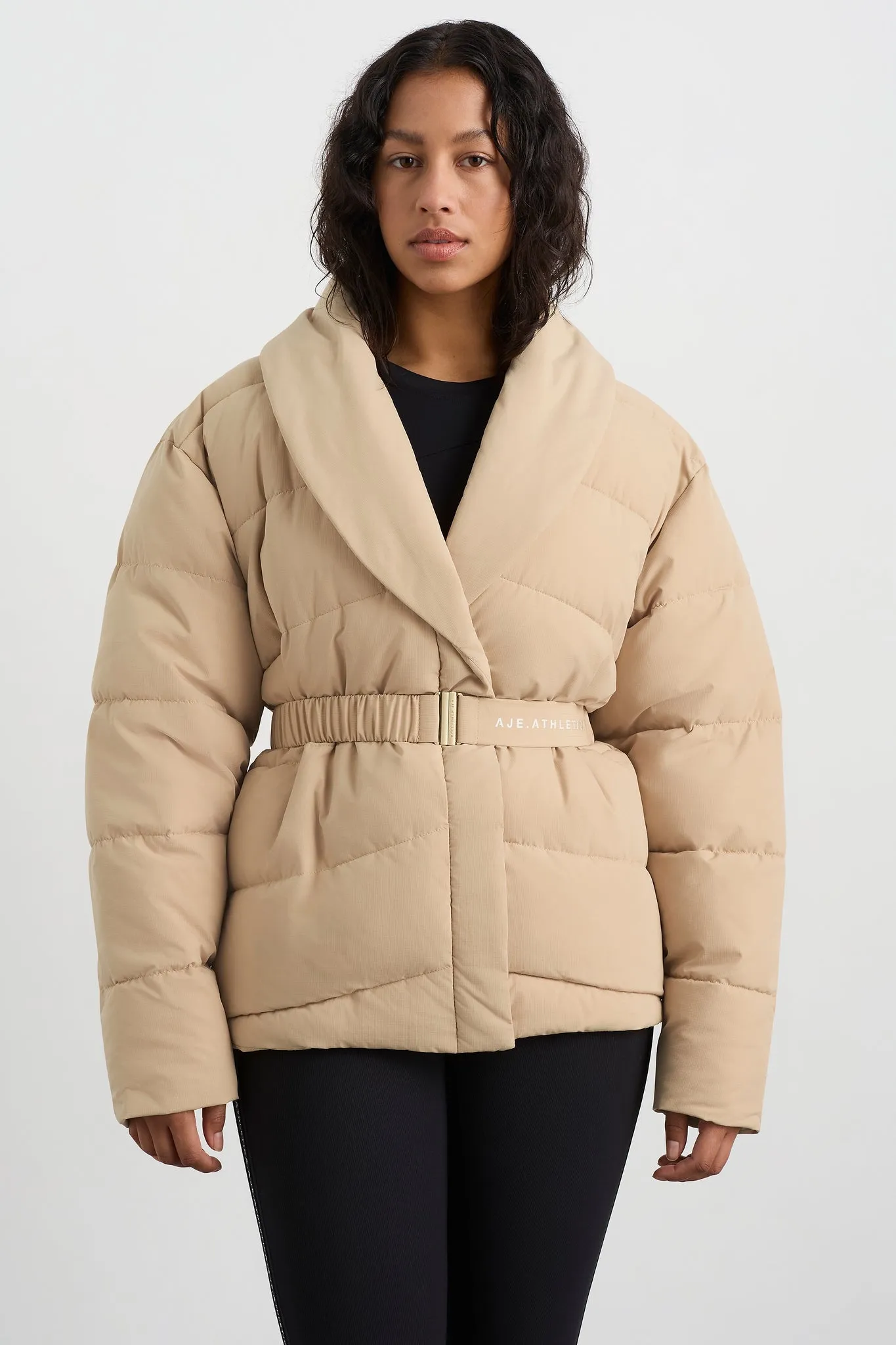 Belted Wrap Puffer Jacket 768