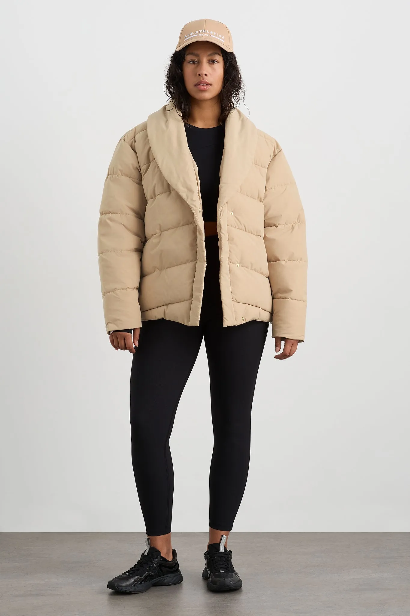 Belted Wrap Puffer Jacket 768