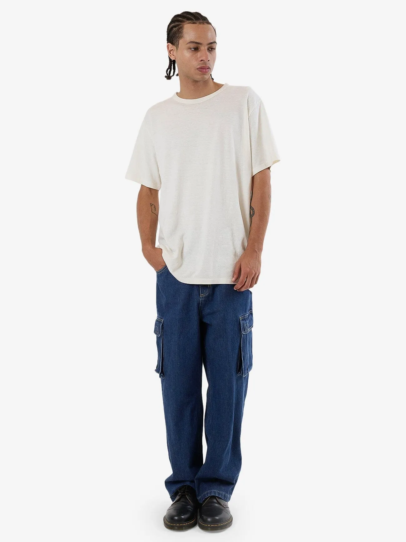 Big Slacker Denim Cargo Jean - Union Blue