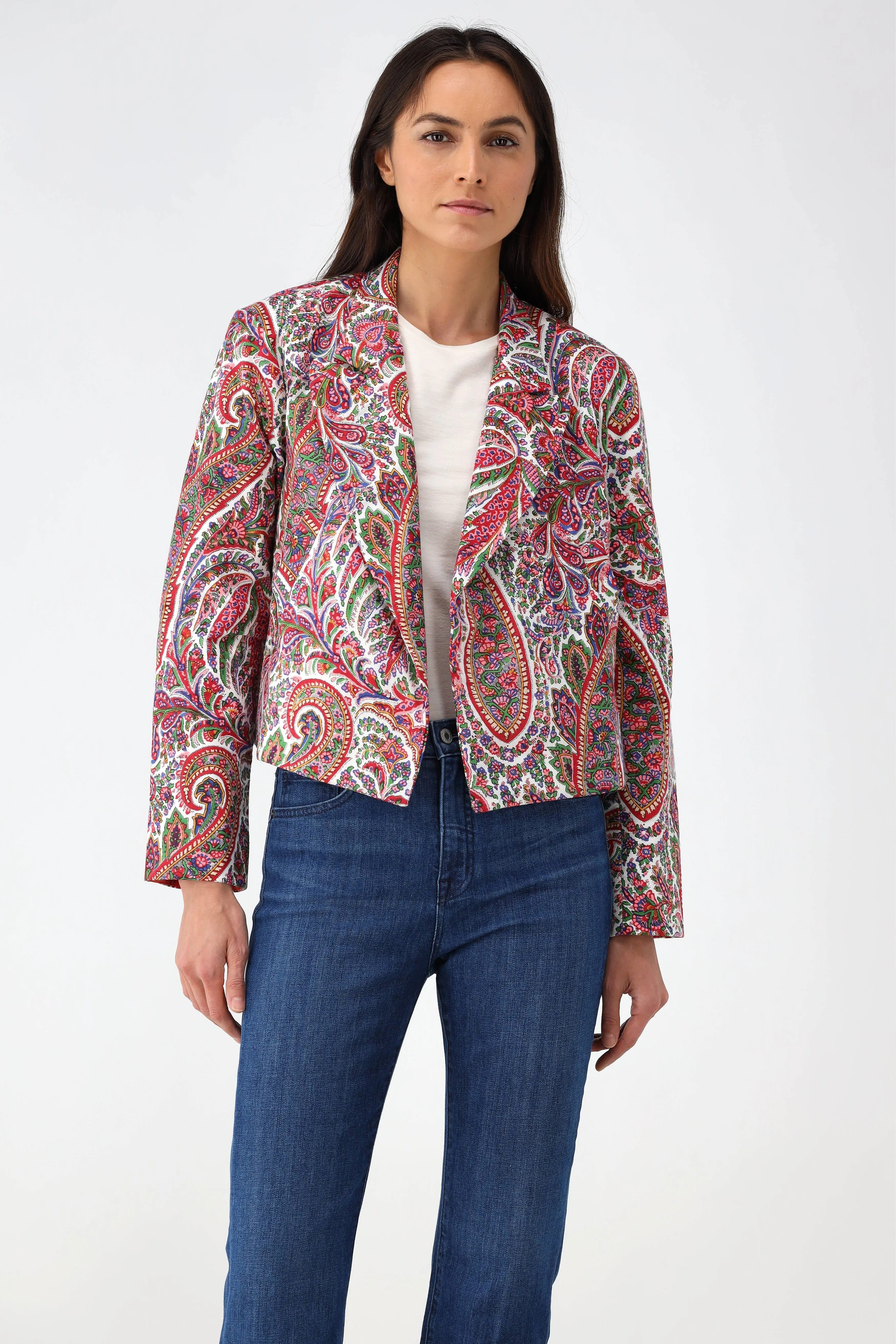 Blazer Demi in Paisley Multi