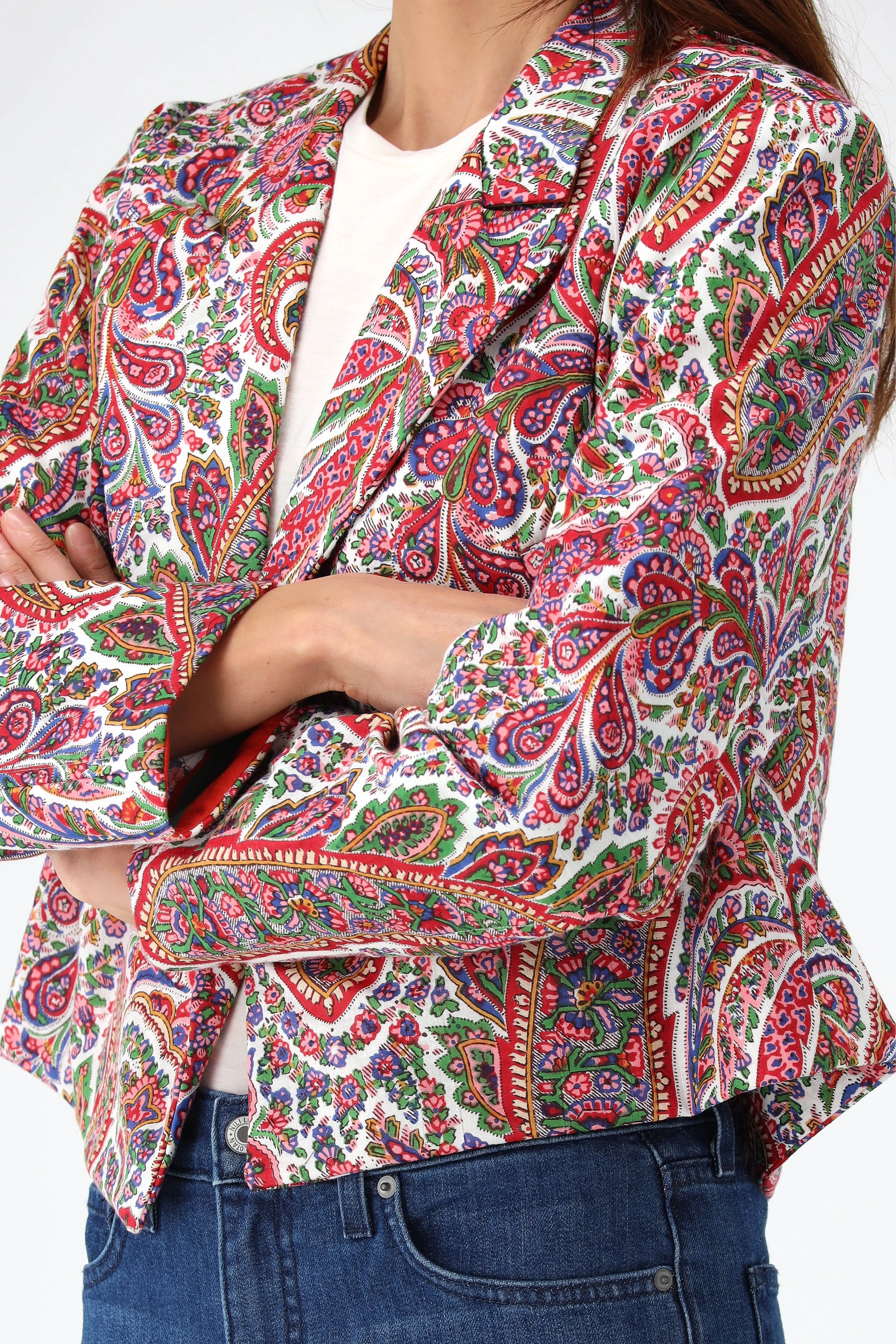 Blazer Demi in Paisley Multi