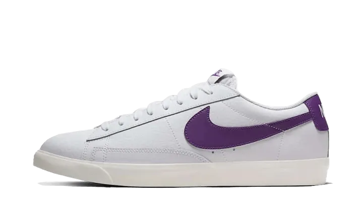 Blazer Low Leather White Purple