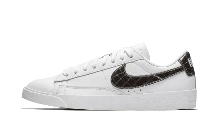 Blazer Low White Black Croc