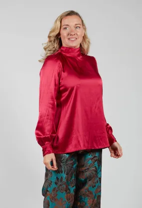 Blouse in Cremisi