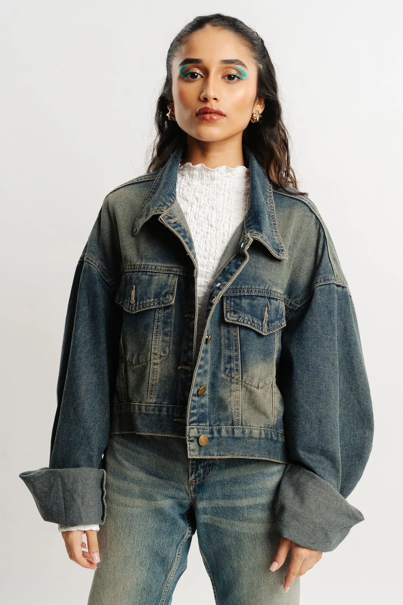 Blue Tinted Denim Jacket