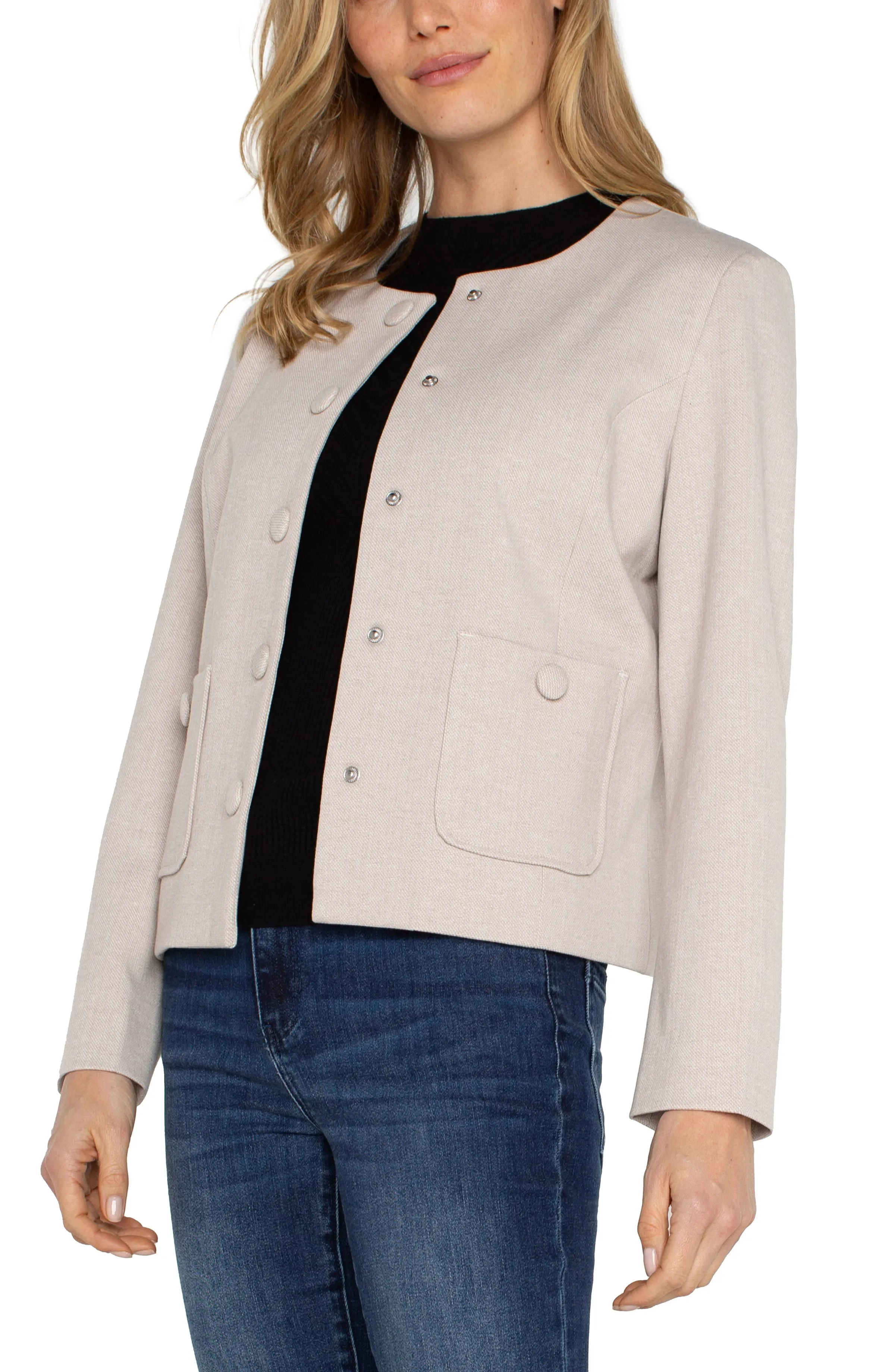 BOXY CROPPED JACKET