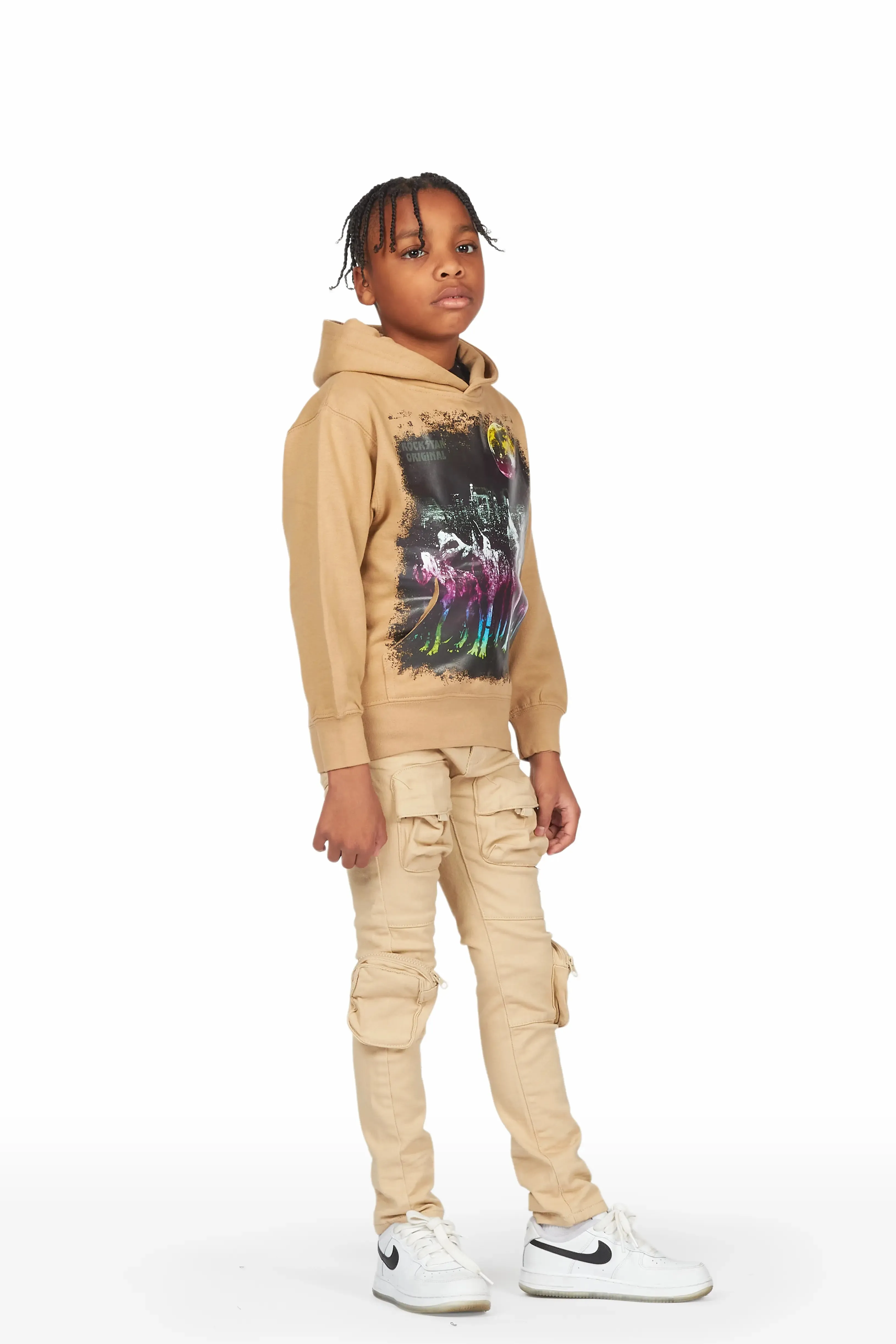 Boys Mungo Khaki Cargo Jean