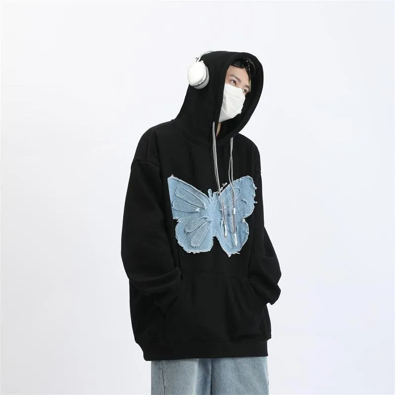 Butterfly Drawstring Hoodie