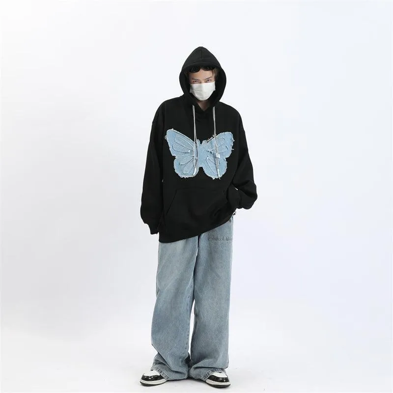 Butterfly Drawstring Hoodie