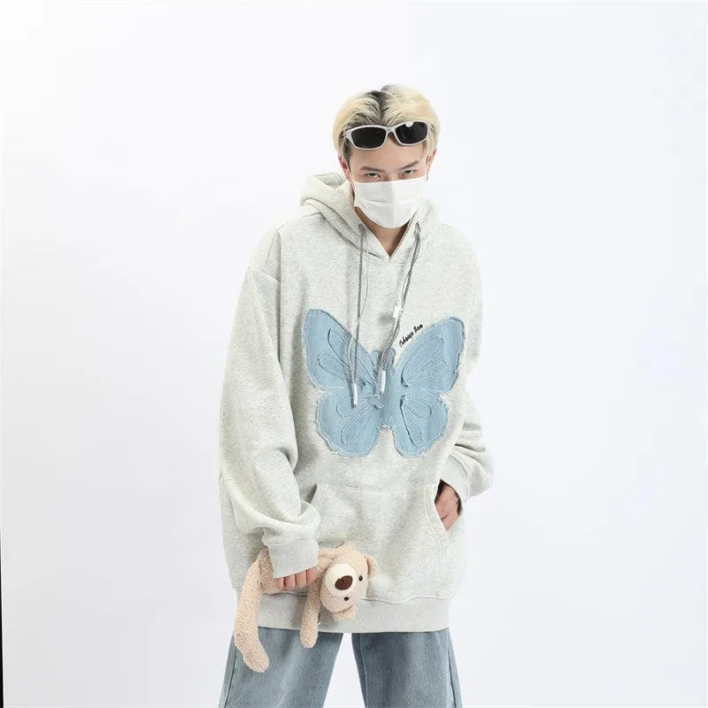 Butterfly Drawstring Hoodie