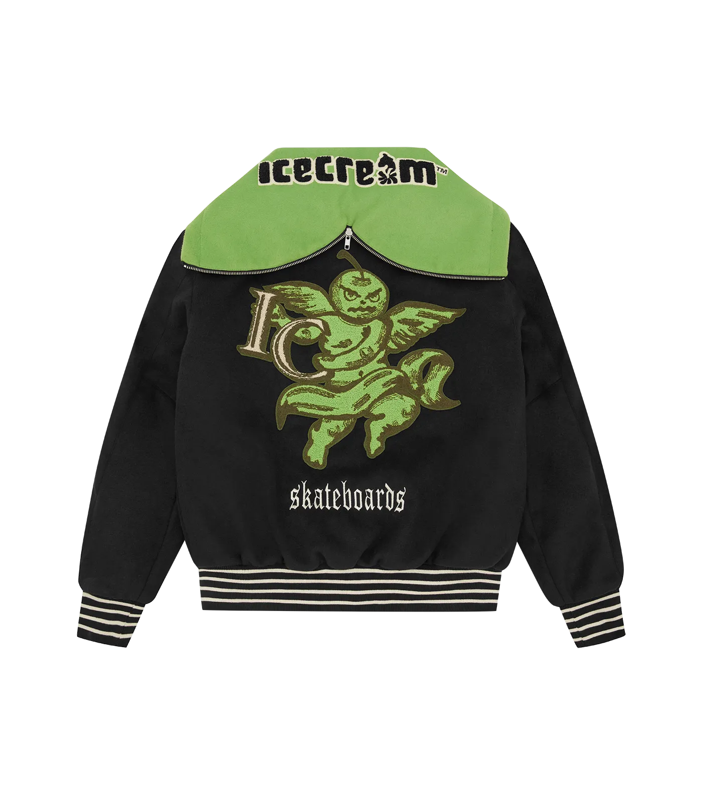 CHERUB CHEERLEADER JACKET - BLACK