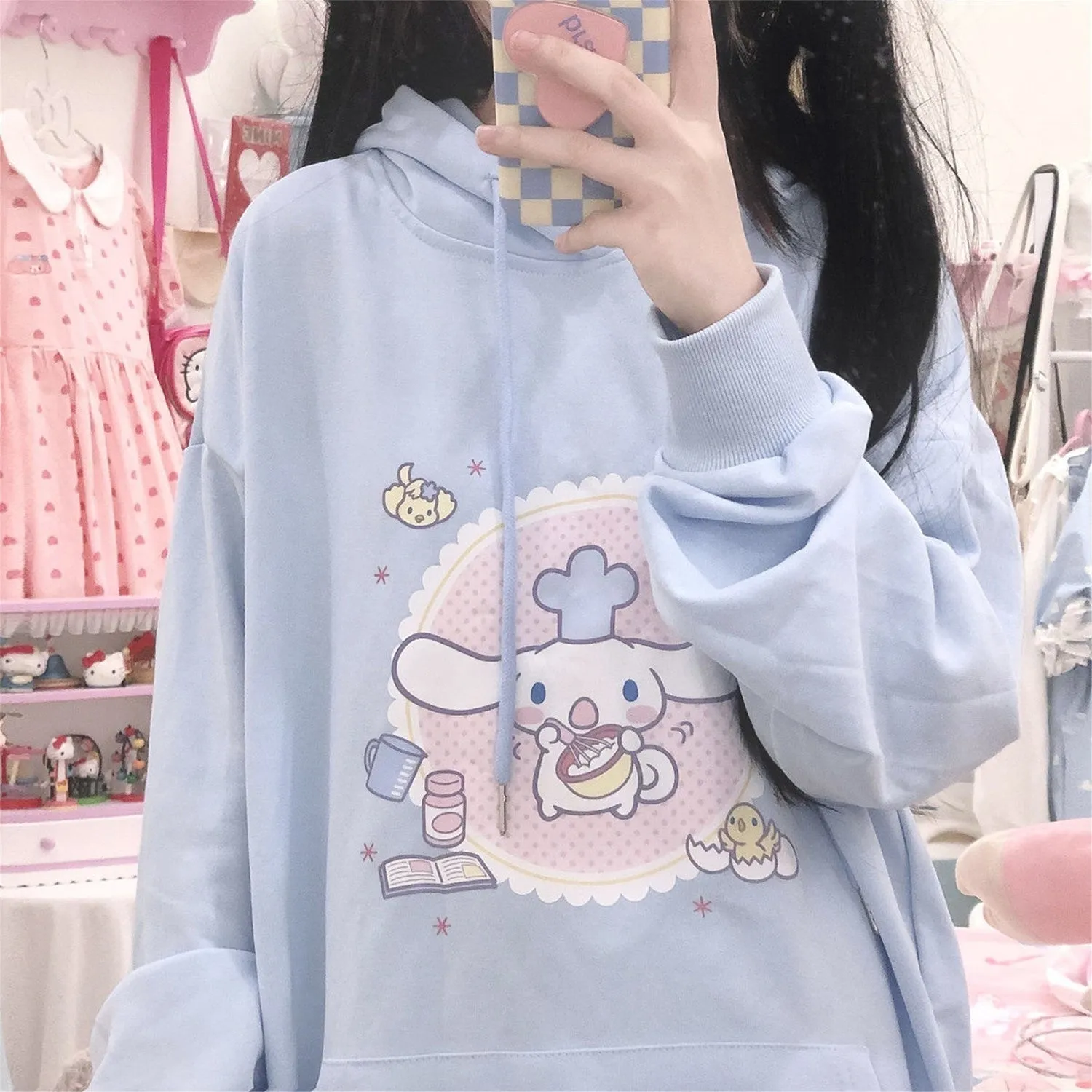 Cinnamoroll Cake Hoodie