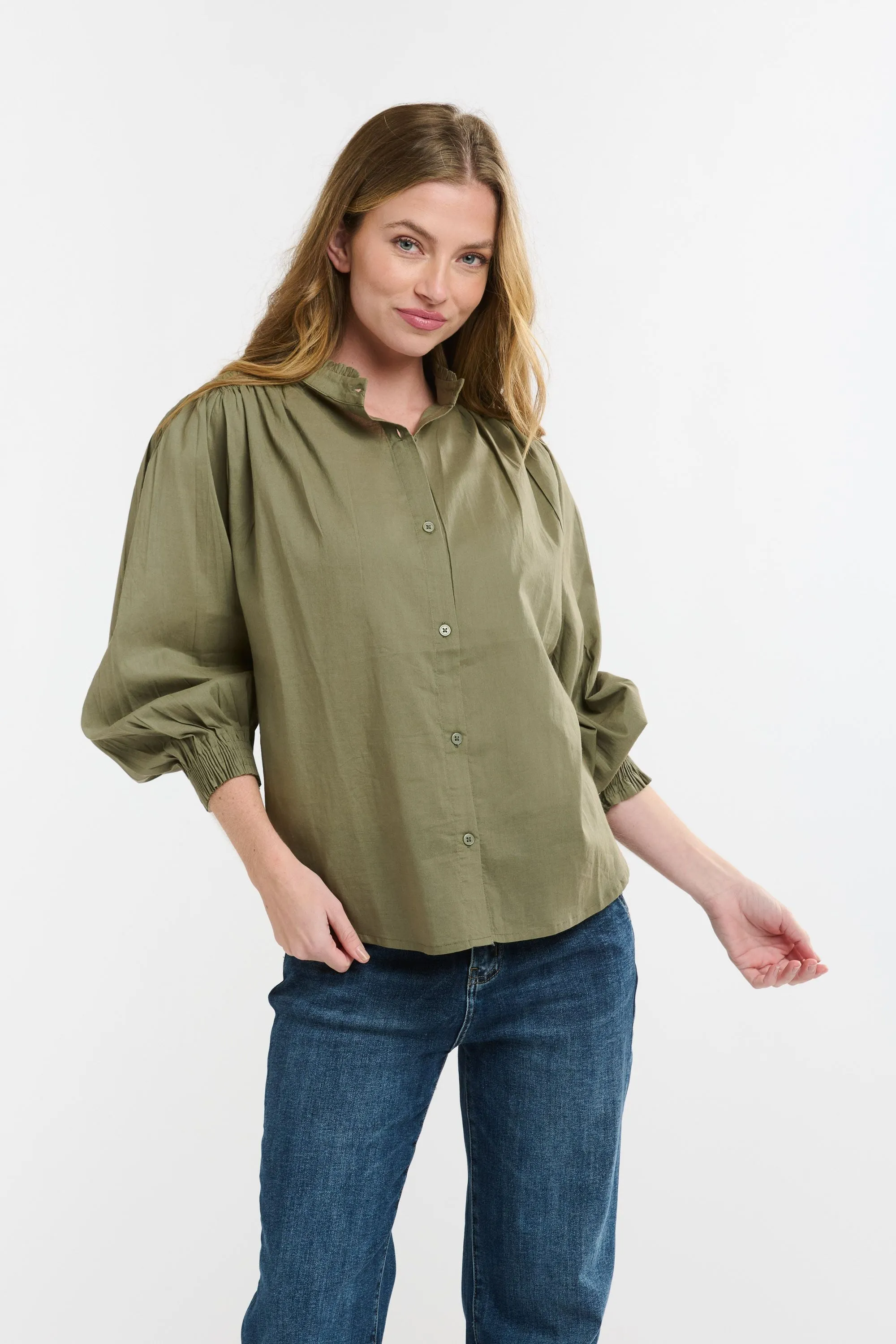 Clara Shirt - Khaki