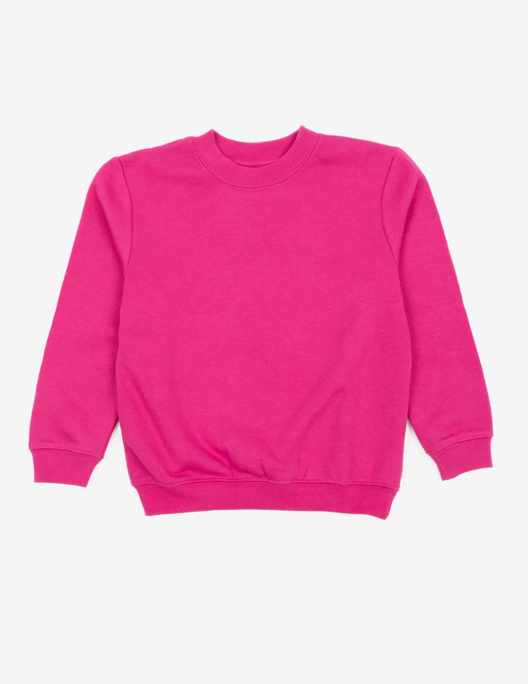 Classic Solid Color Pullover Sweatshirt