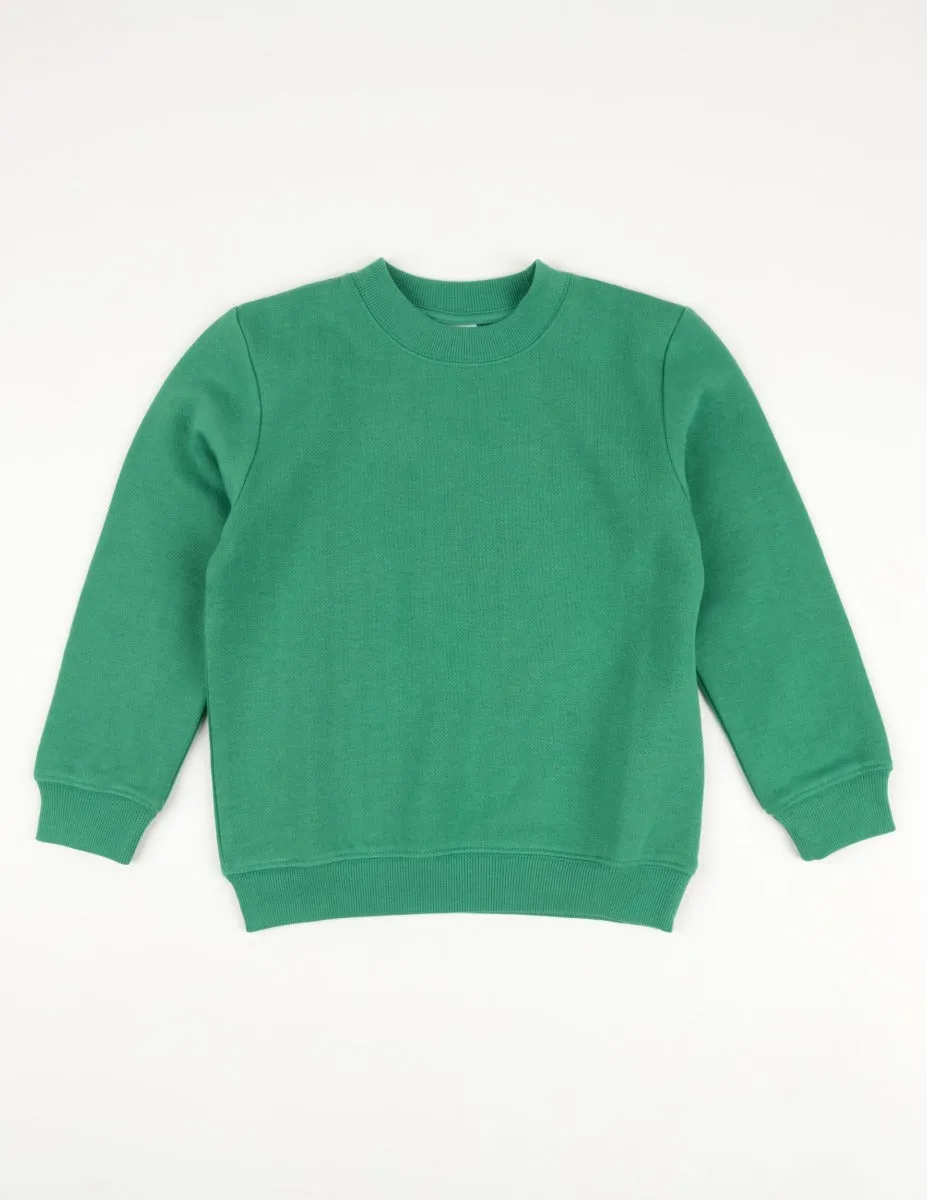 Classic Solid Color Pullover Sweatshirt