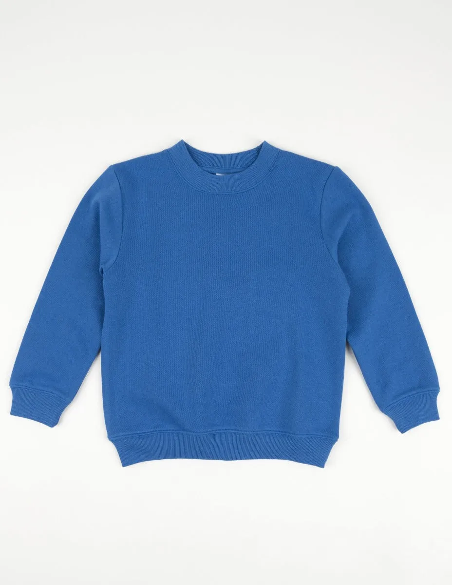 Classic Solid Color Pullover Sweatshirt