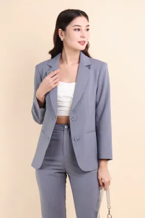 CLEO BLAZER IN PIGEON BLUE