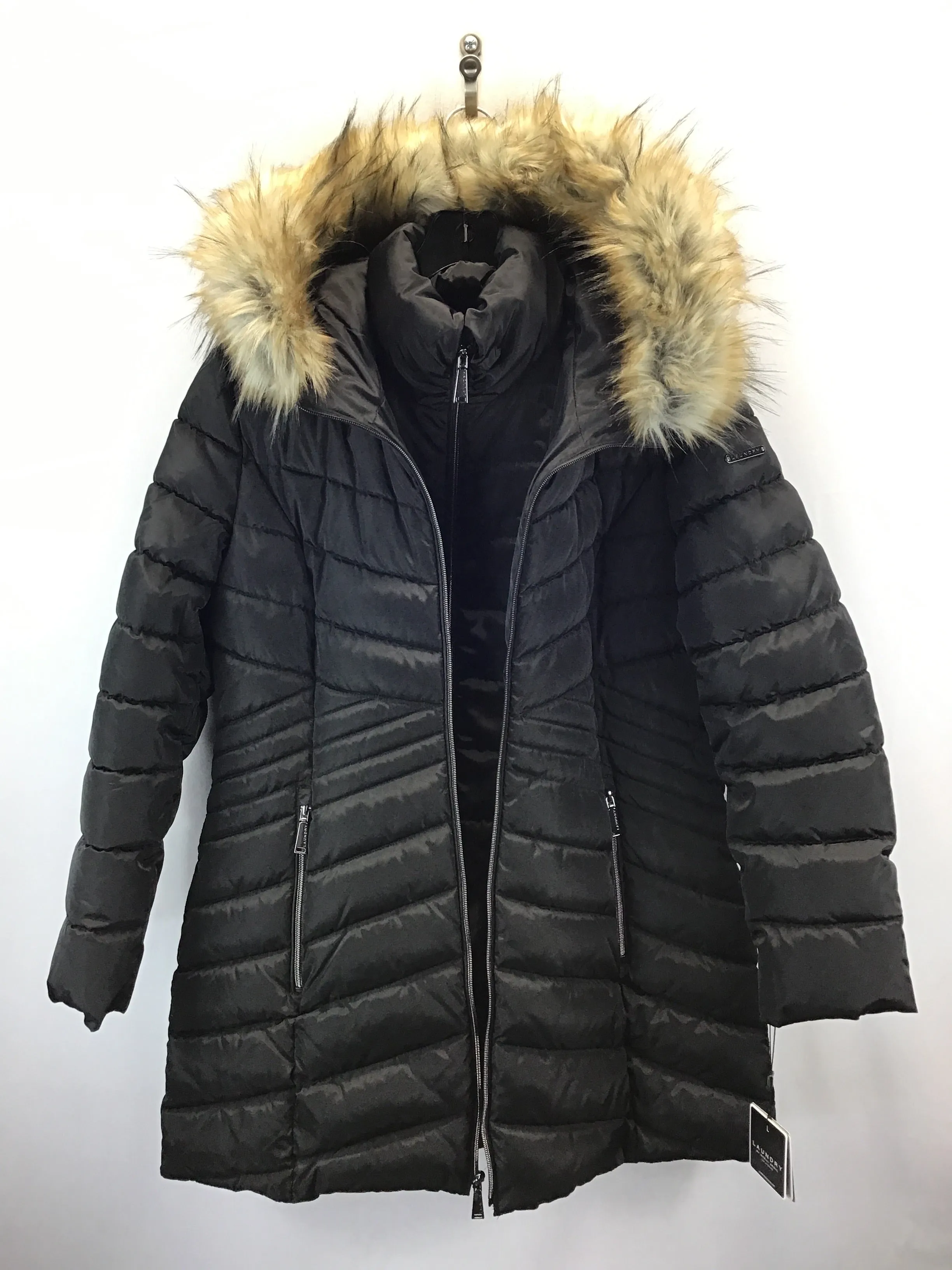 Coat Parka By Laundry In Black, Size: L