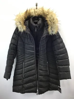 Coat Parka By Laundry In Black, Size: L