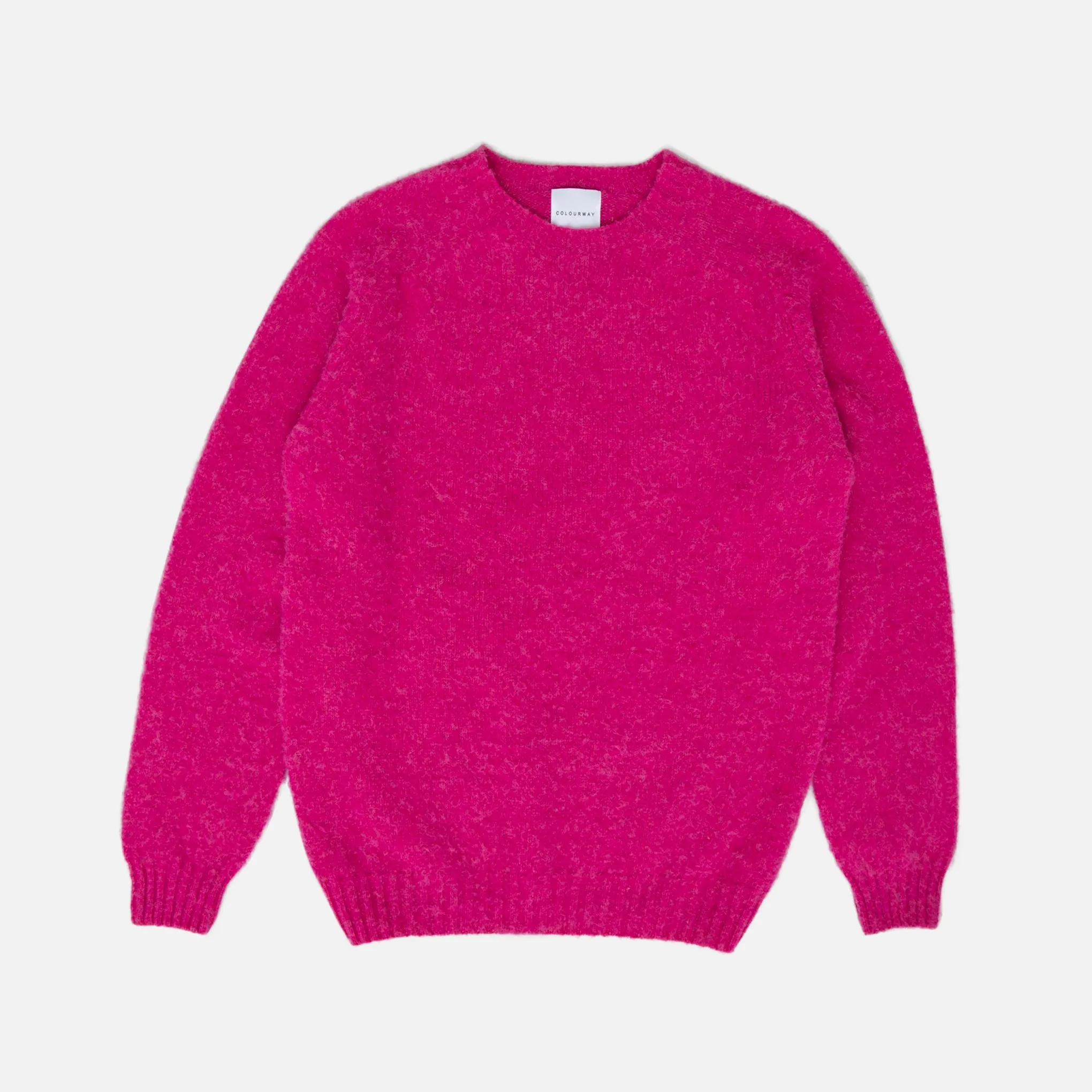 Colourway Carnation Brushed Lambswool Pullover