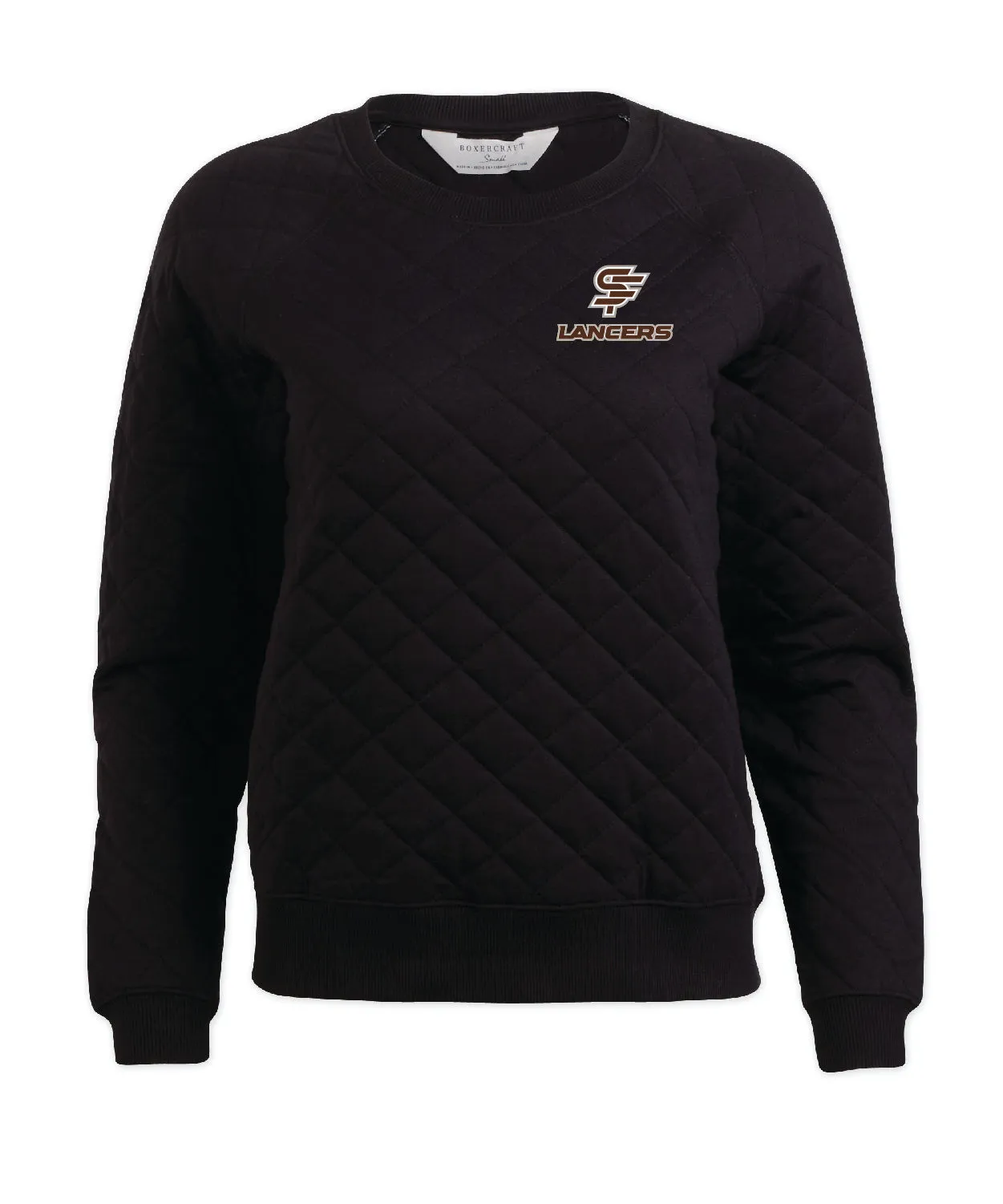 Crewneck Quilted Pullover, Ladies