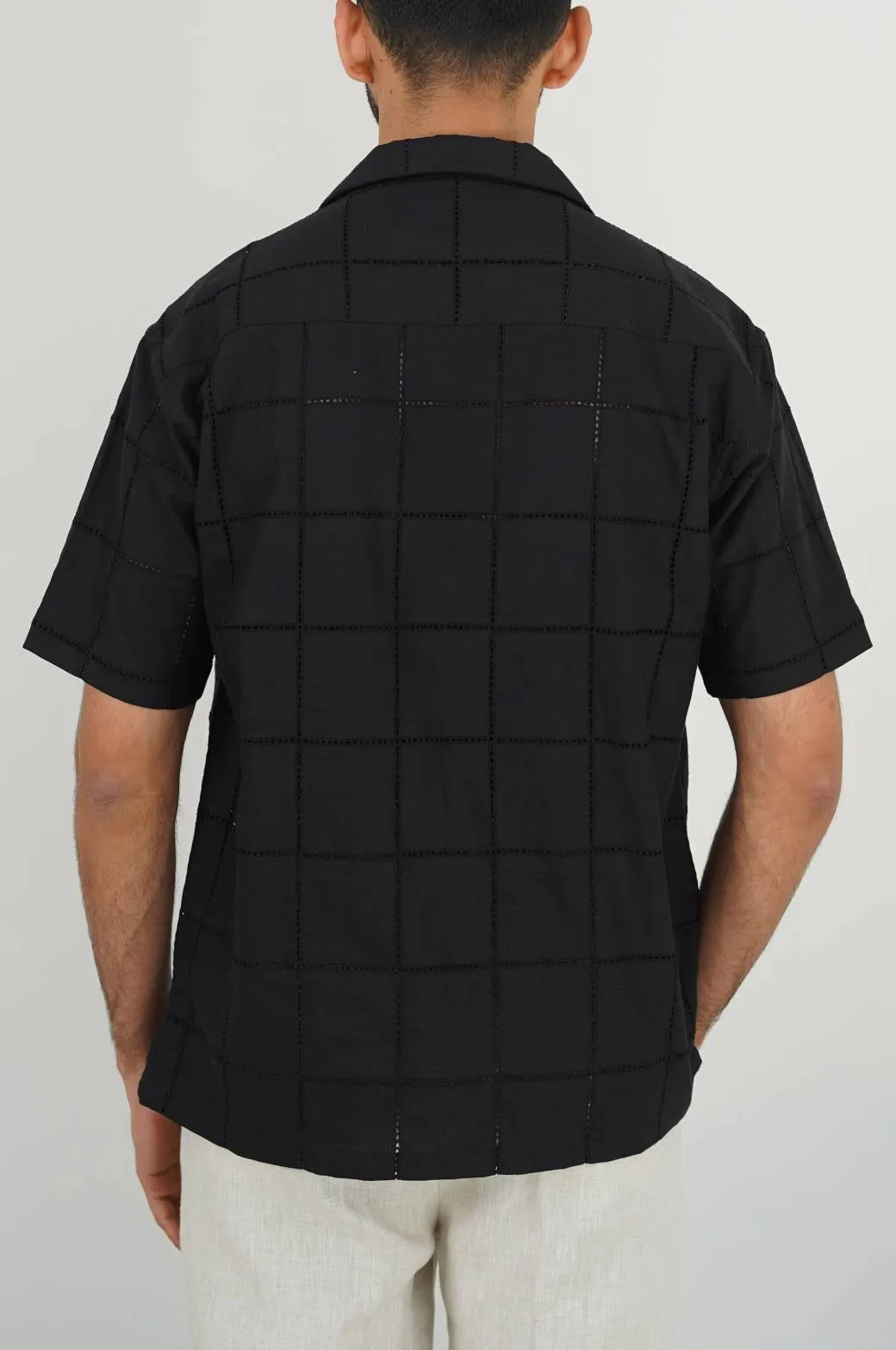 CUTWORK SAFARI SHIRT