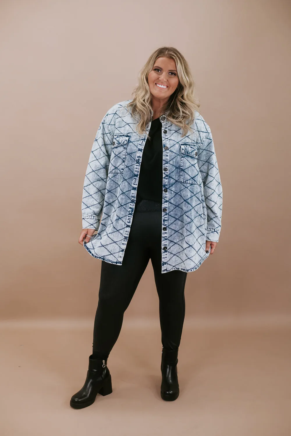 Stylish Womens Denim Dreamer Jacket in Classic Blue - Perfect for Any Occasion