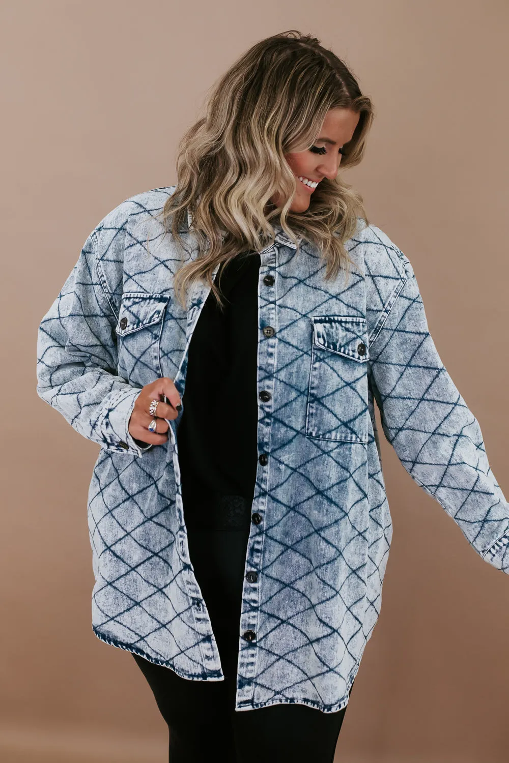 Stylish Womens Denim Dreamer Jacket in Classic Blue - Perfect for Any Occasion