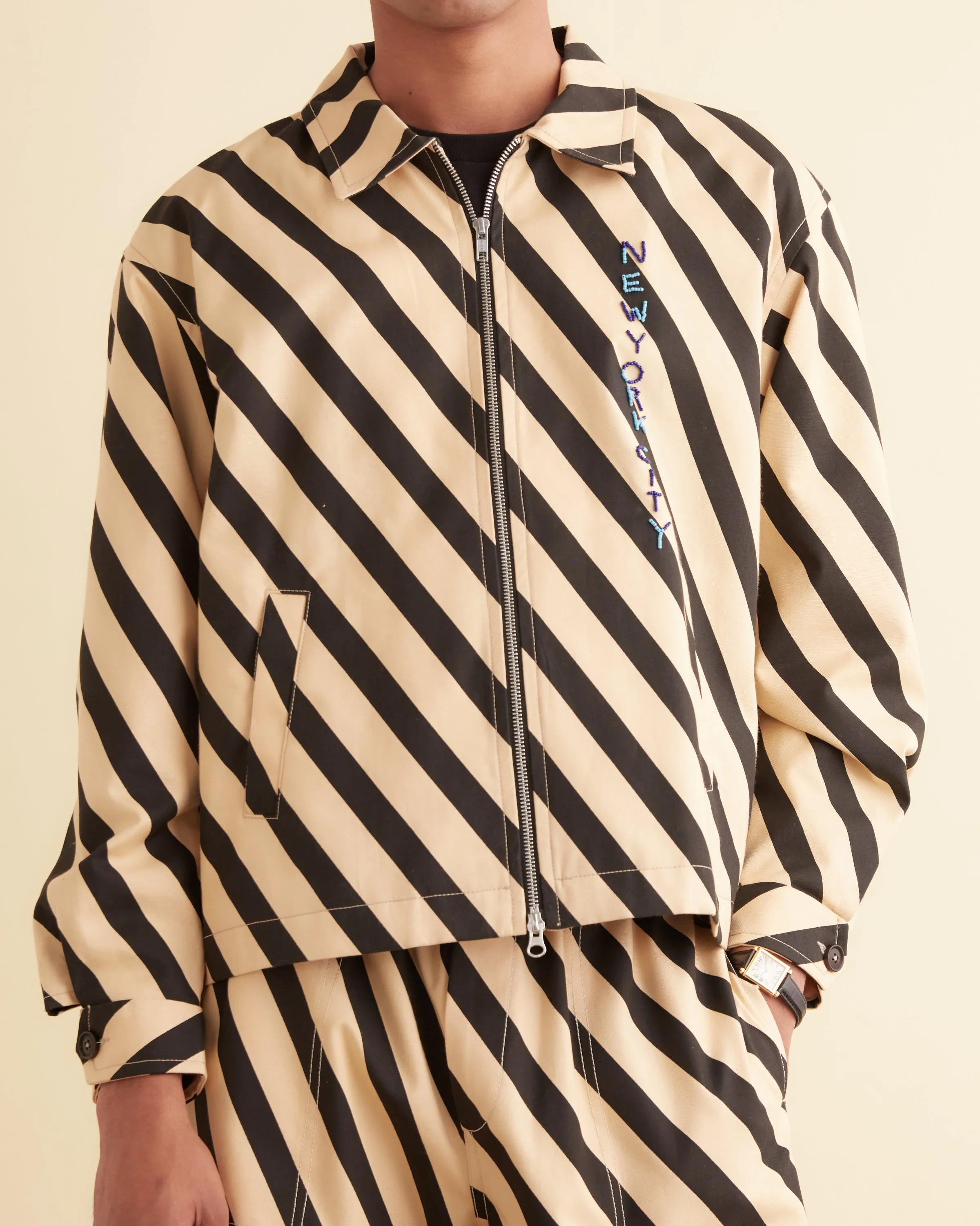 Domino Stripe Jacket