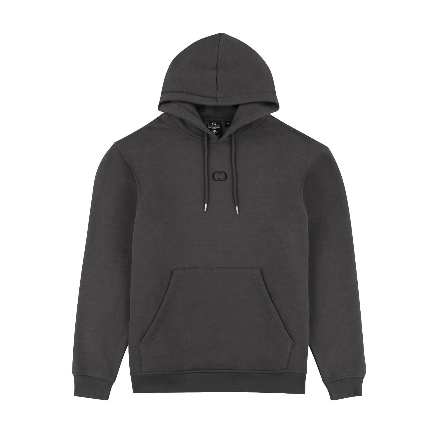 ECO ESSENTIAL PULLOVER HOODIE - CHARCOAL