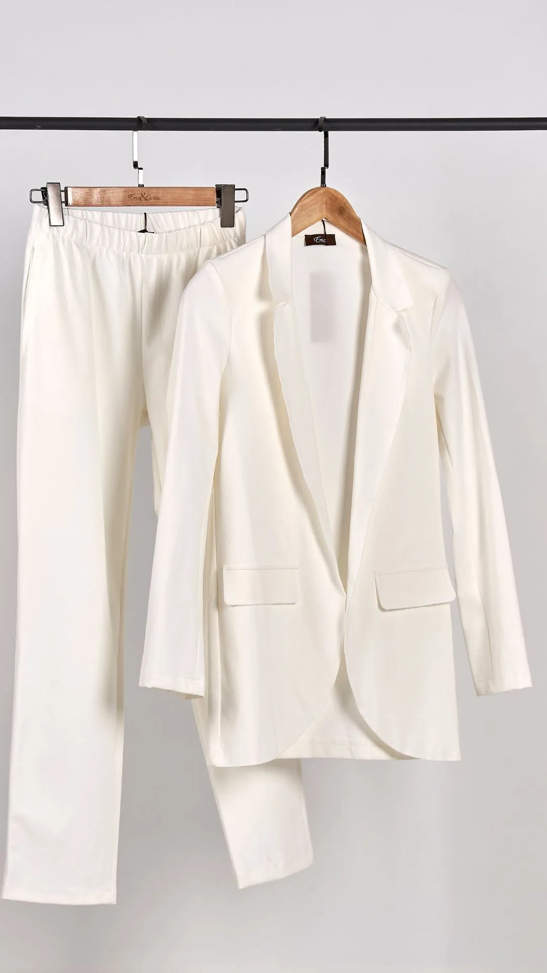 Ema&Carla - Flap-Pocket Open Blazer