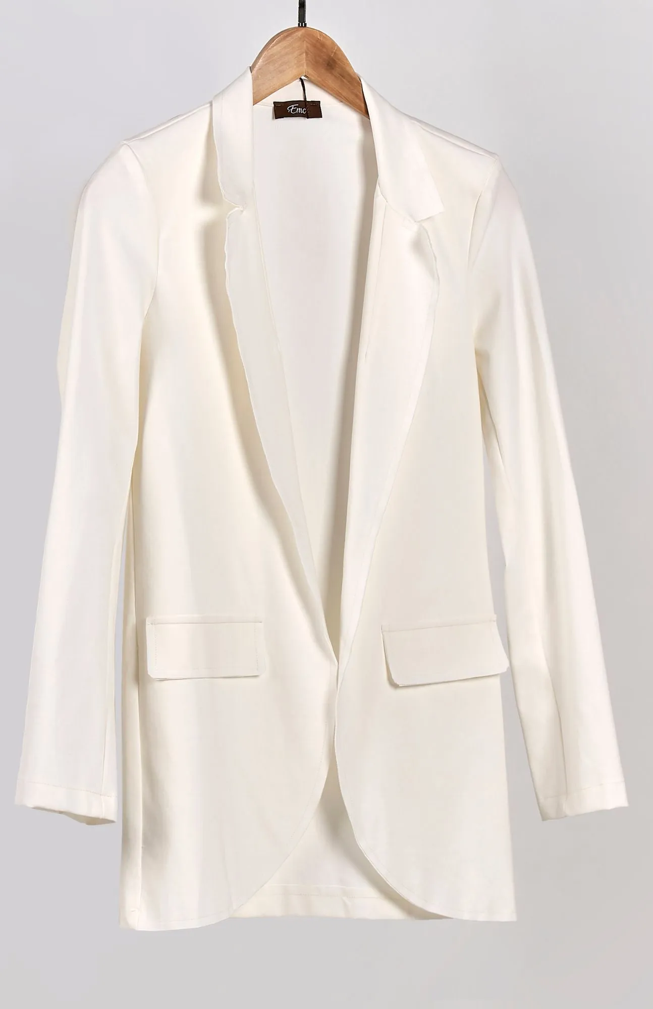 Ema&Carla - Flap-Pocket Open Blazer