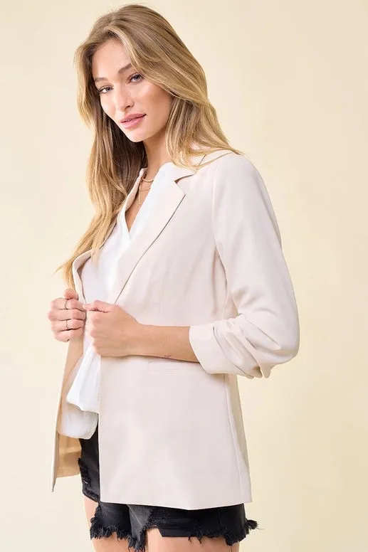 Emma Cinched Sleeve Blazer