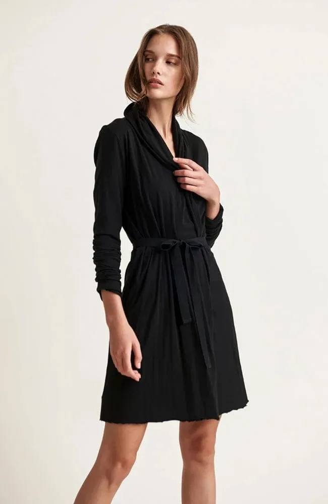 Essentials Pima Jersey Wrap Robe