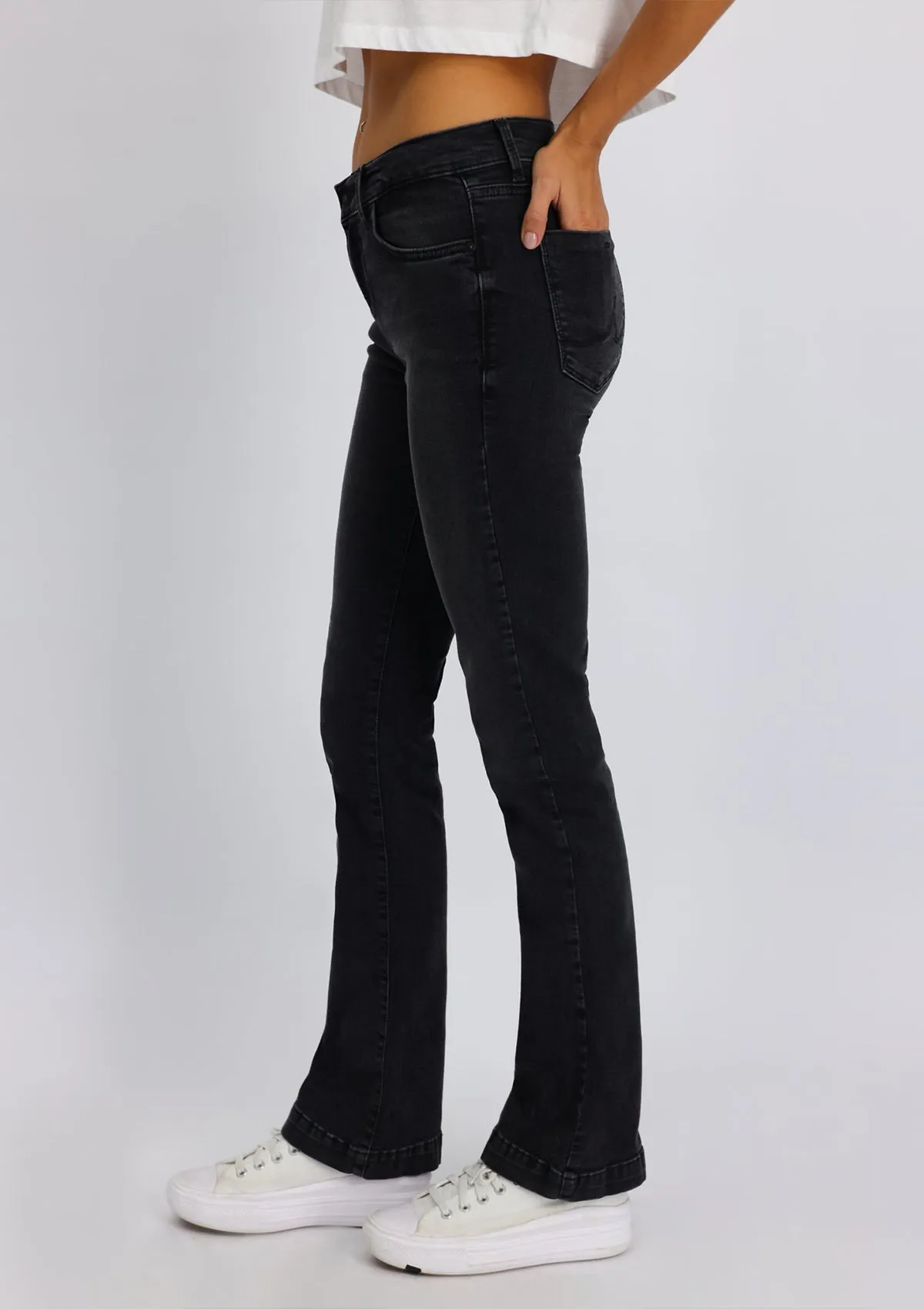 Fallon Harra Mid Rise Flare Jean