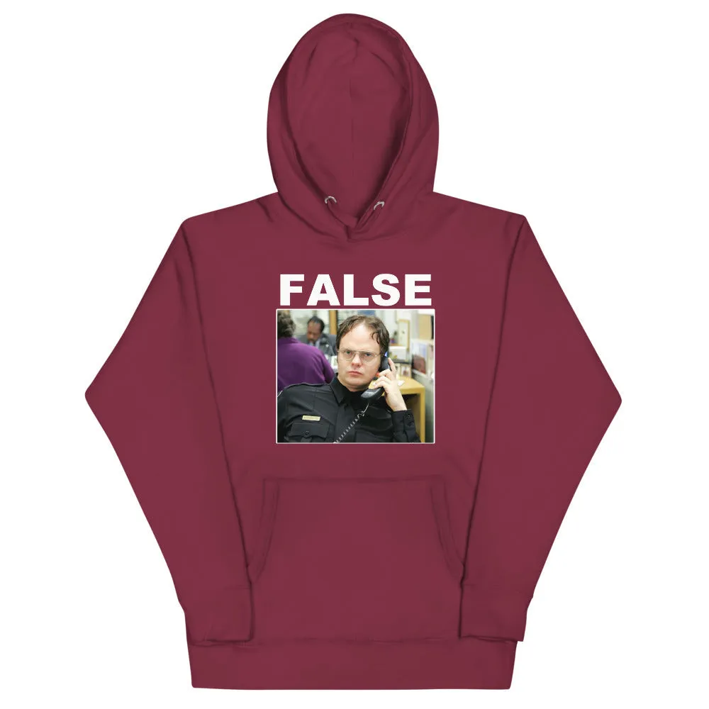 FALSE. Unisex Hoodie