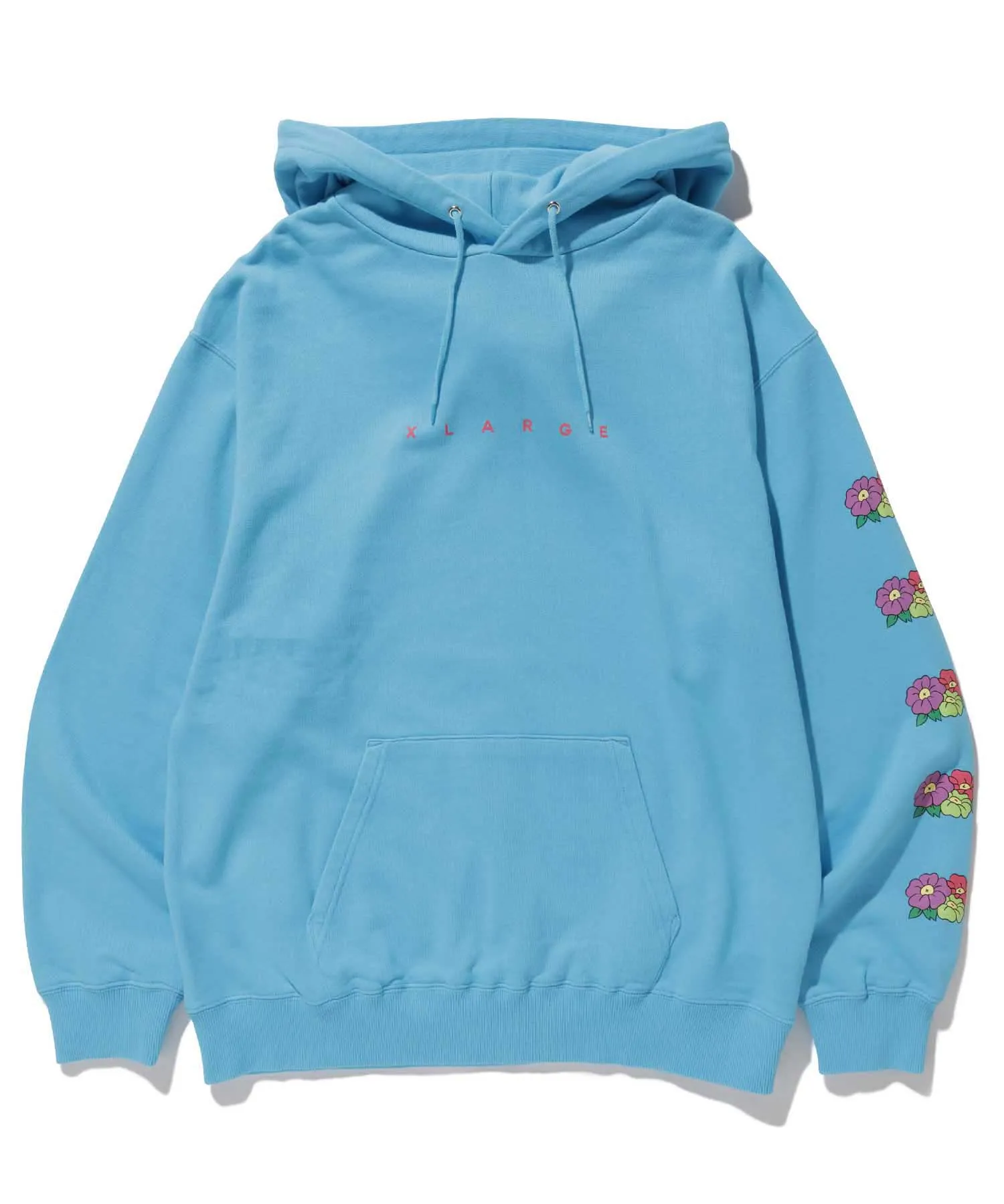 FLOWER LOGO PULLOVER HOODED SWEAT