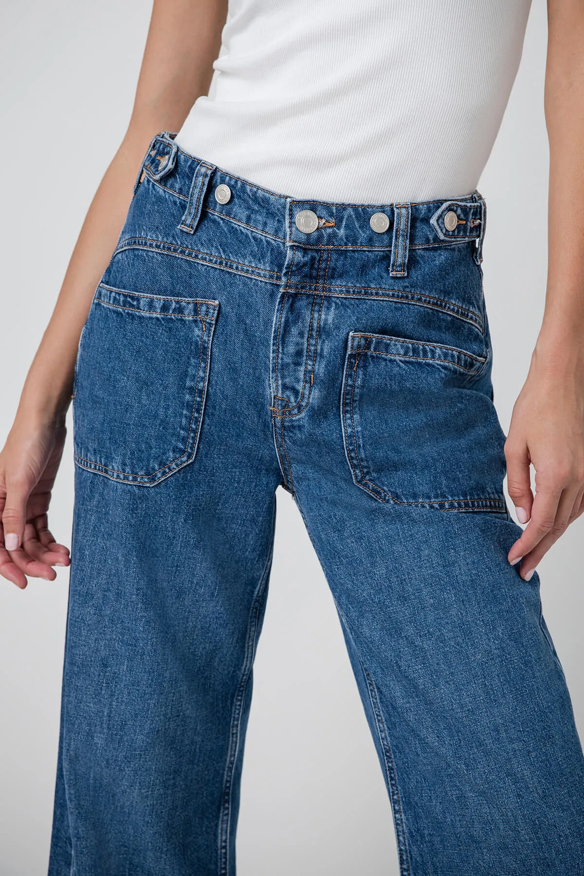 Free People Palmer Cuffed Jean