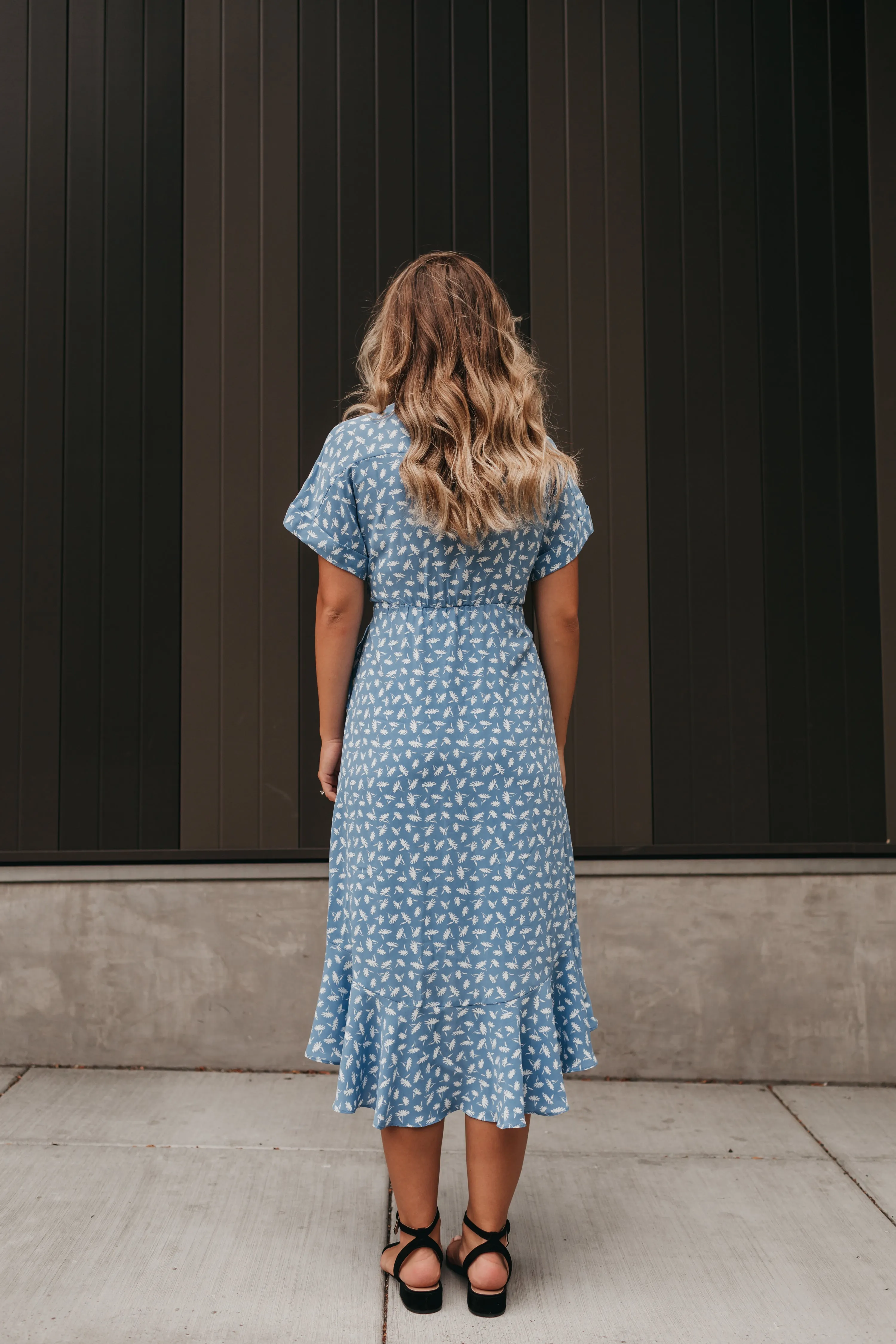 Gianna Wrap Midi Dress