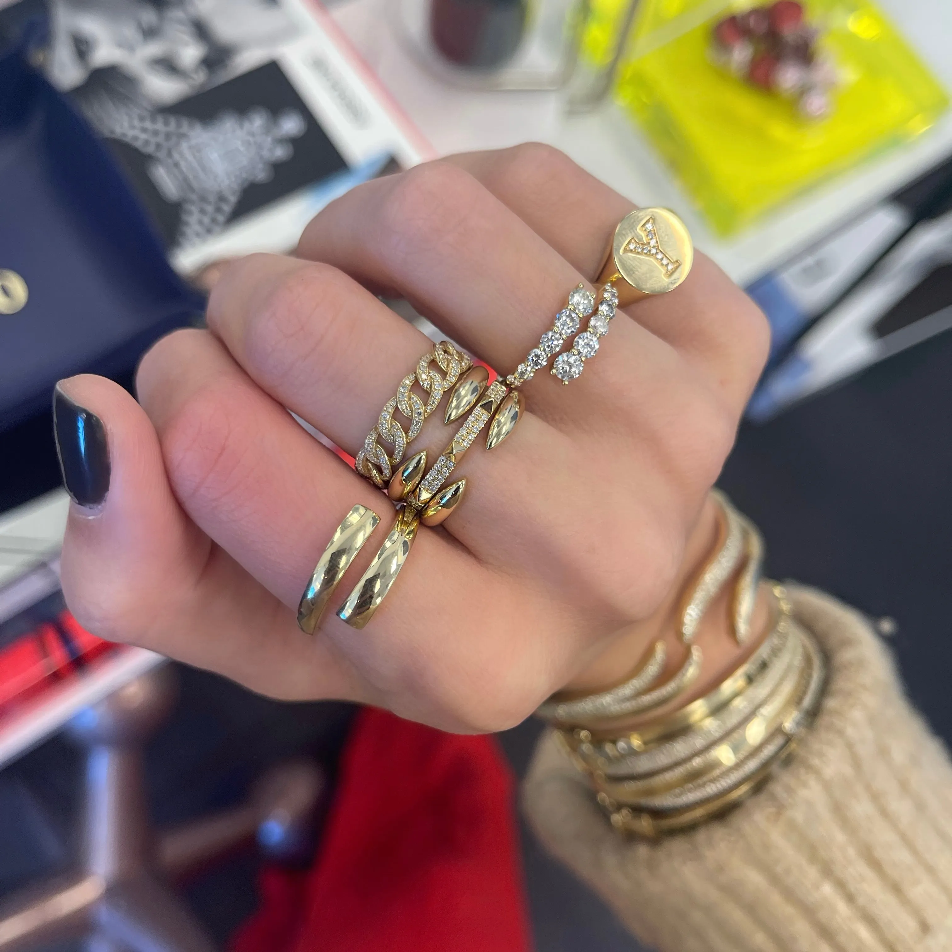 Golden Wrap Ring