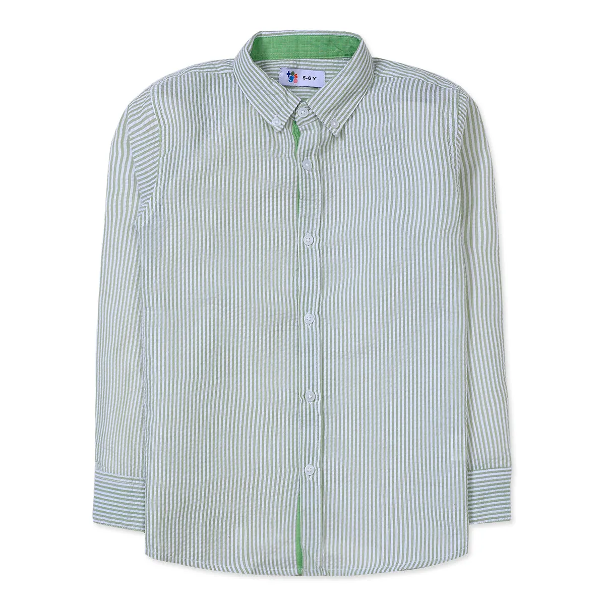 Green Cotton lined shirt