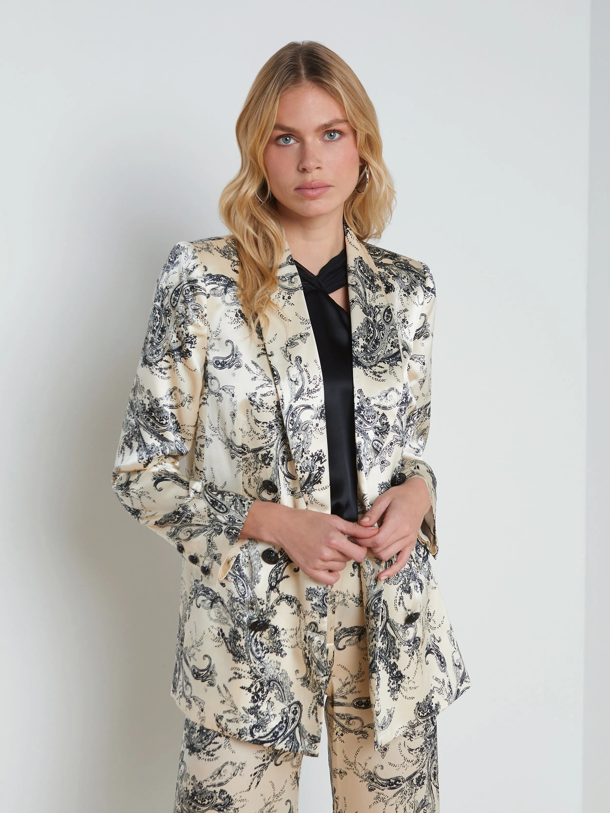 Jayda Silk Blazer