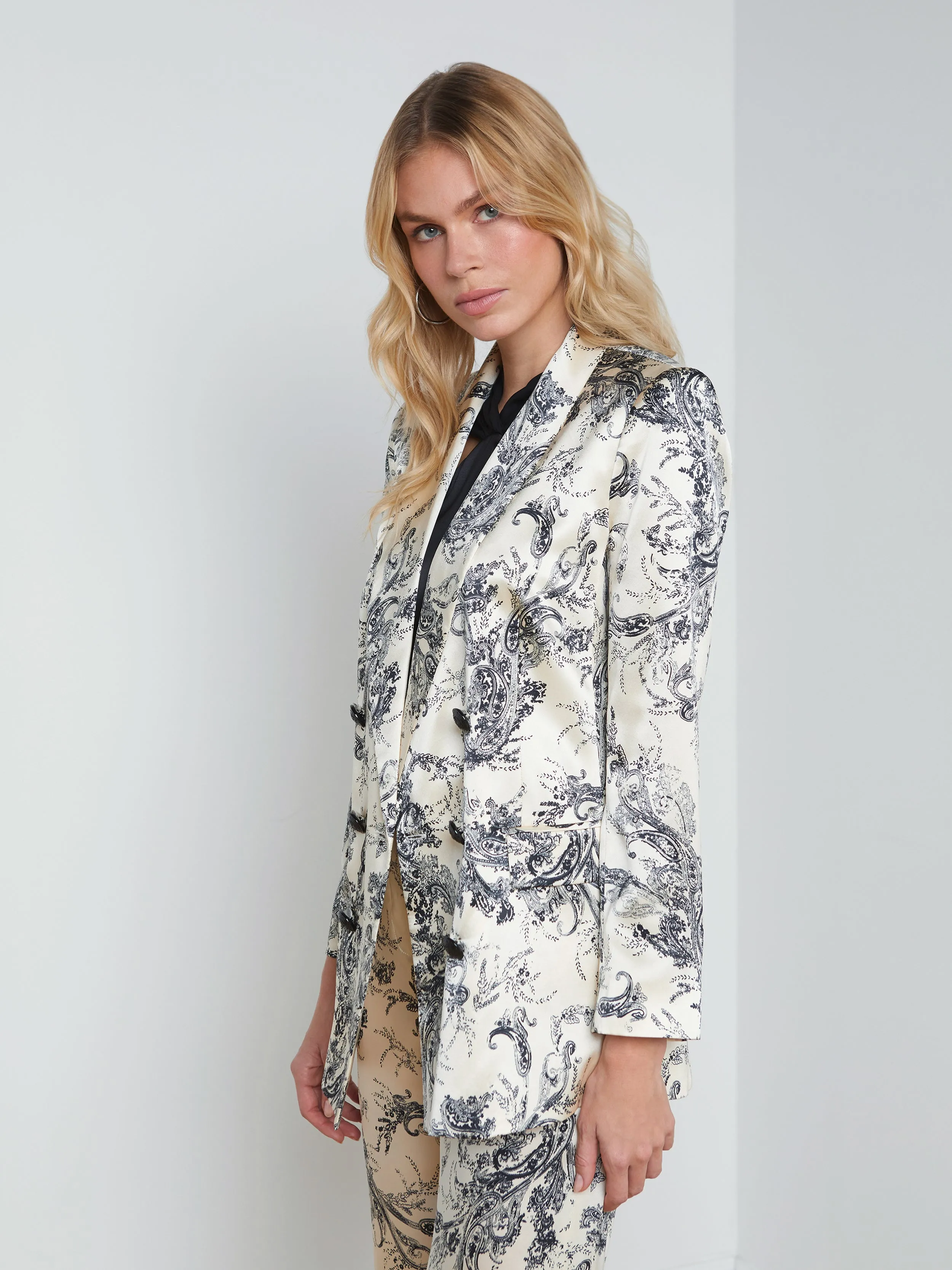 Jayda Silk Blazer