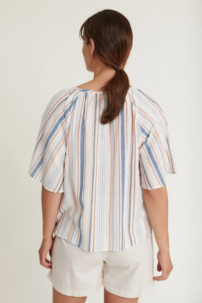 Jima Blouse - Multistriped