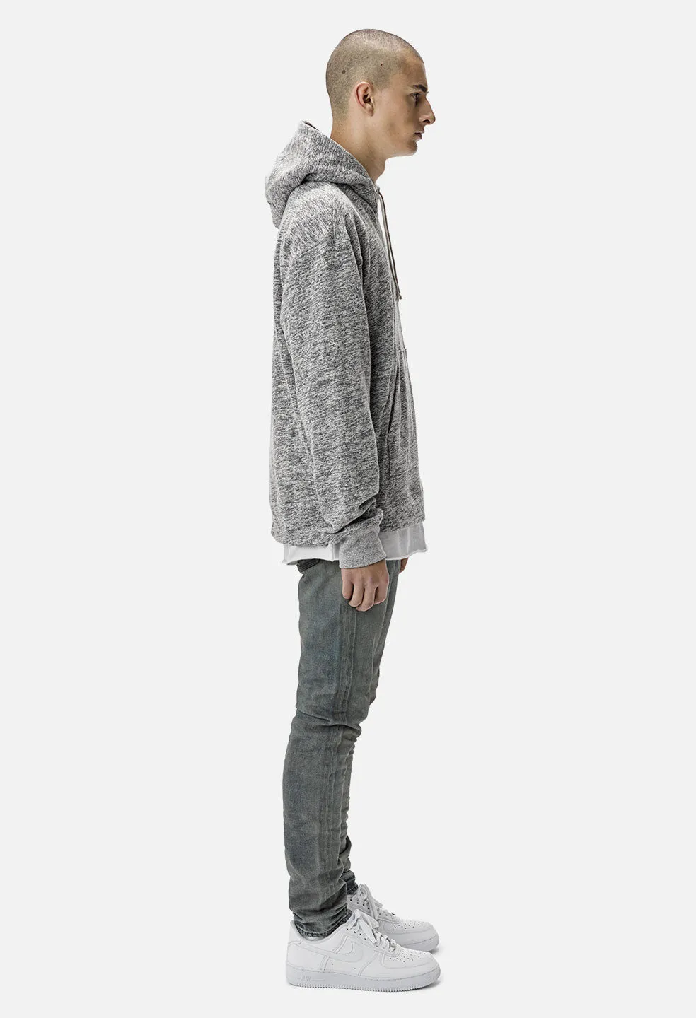 Kake Mock Pullover / Co-Mix Grey